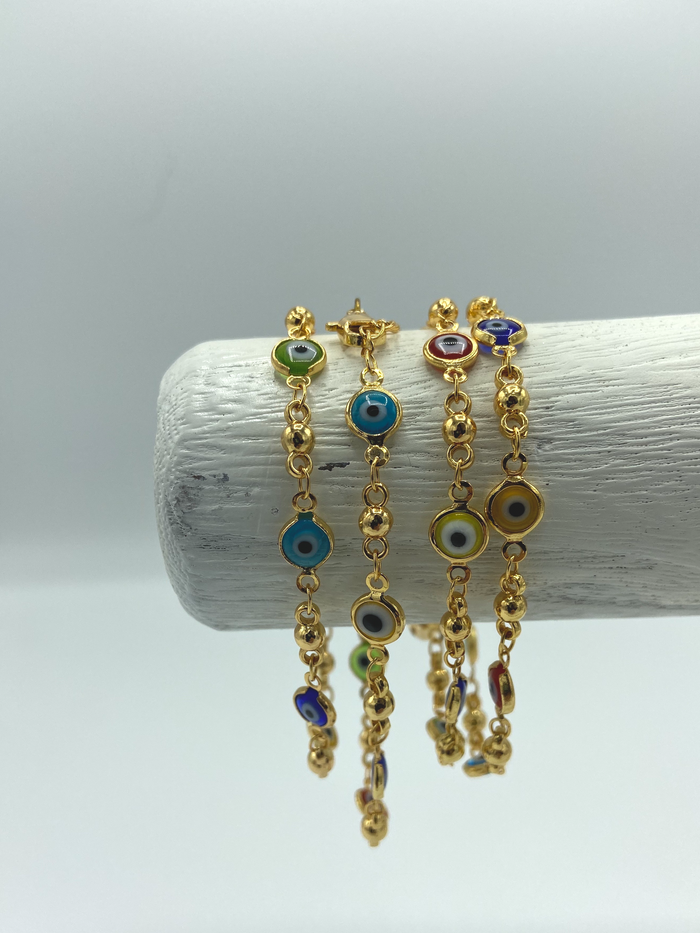Eye Detailed Bracelet Set
