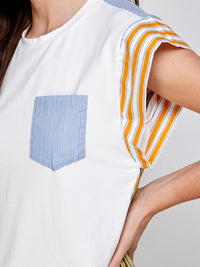 COlor Block Striped Shirt