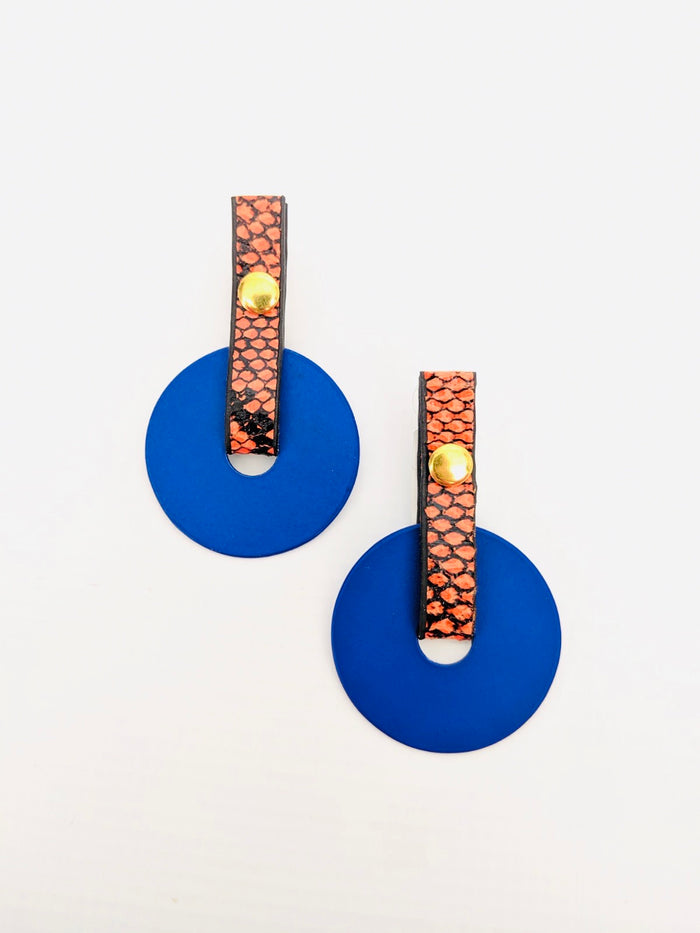 Snakeprint Earrings