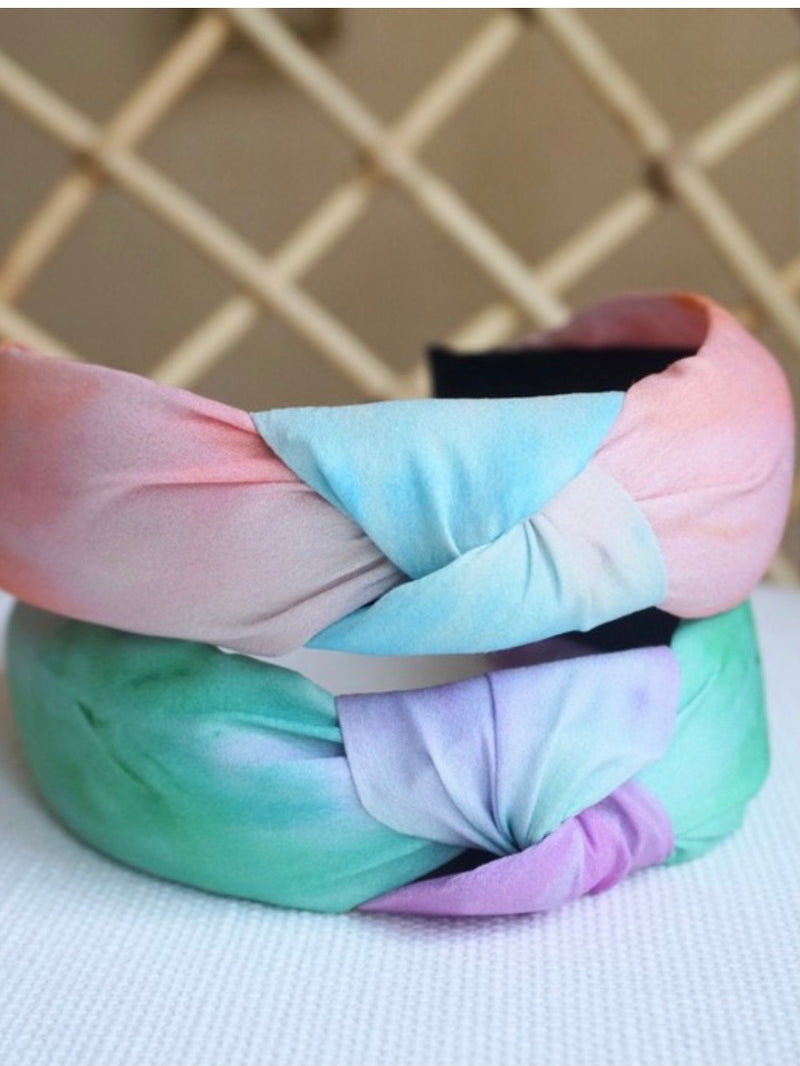 Tie Dye Top Knot Headband