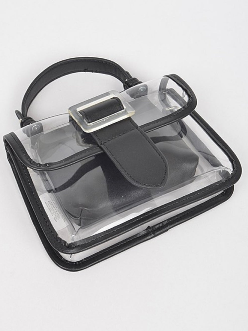 Clear Duo Pouch Clutch
