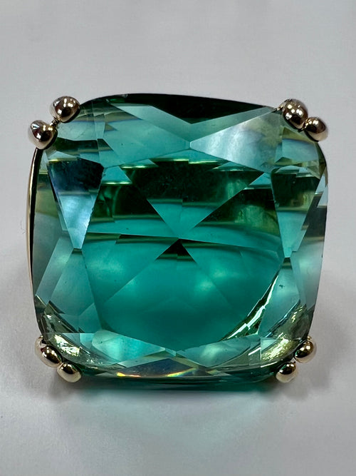Emerald Square Ring