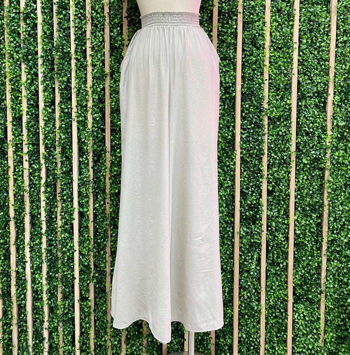 Satin Palazzo Pants