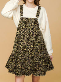 Leopard Skirt Overall