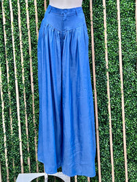 High Waist Denim Palazzo