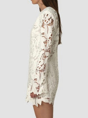 Exquisite Long Sleeve Lace Dress
