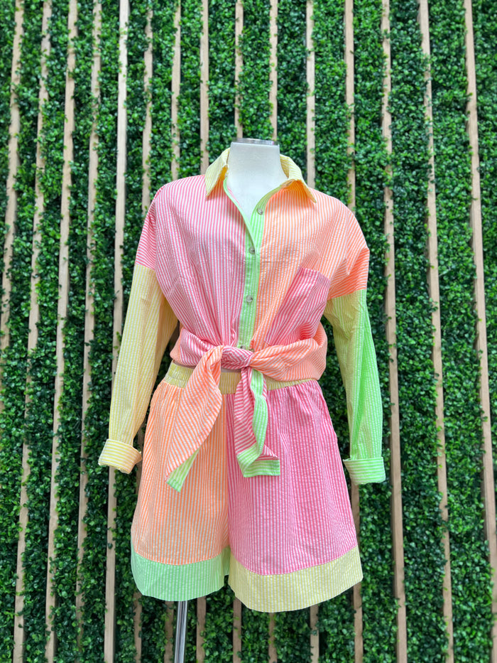 Neon Striped Bottom