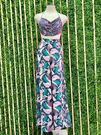 Jade Tropical Wide Leg Pant