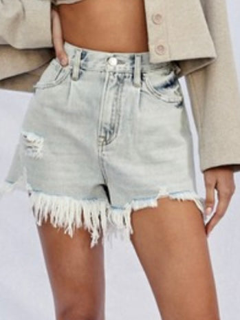 High Rise Boyfriend Shorts