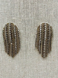 Delicate Rhinestone Fringe Earring