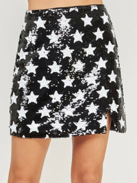 Sequin Star Skirt