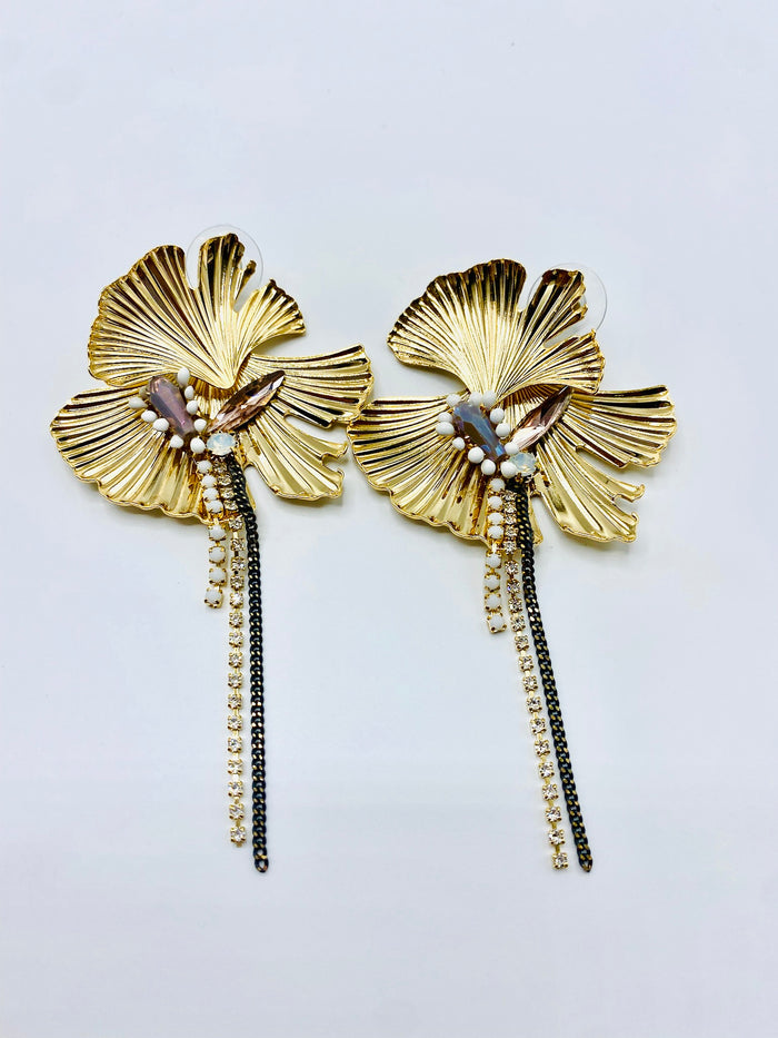Fringe Detail Orchid Hoop