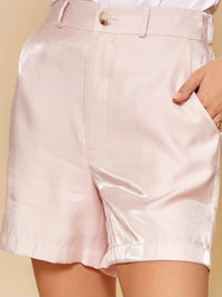 Blush Shimmer Short Pant Set