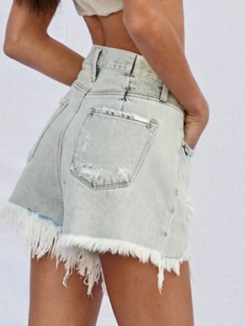 High Rise Boyfriend Shorts