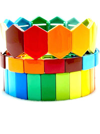 Joyful Enamel Bangle Set