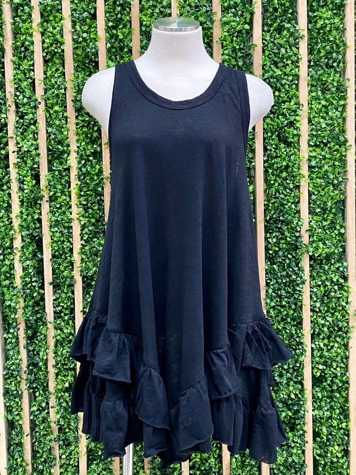 Black Racerback Short Dress