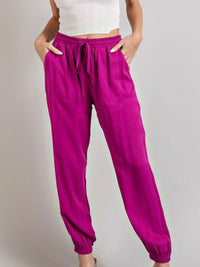 Magenta Joggers