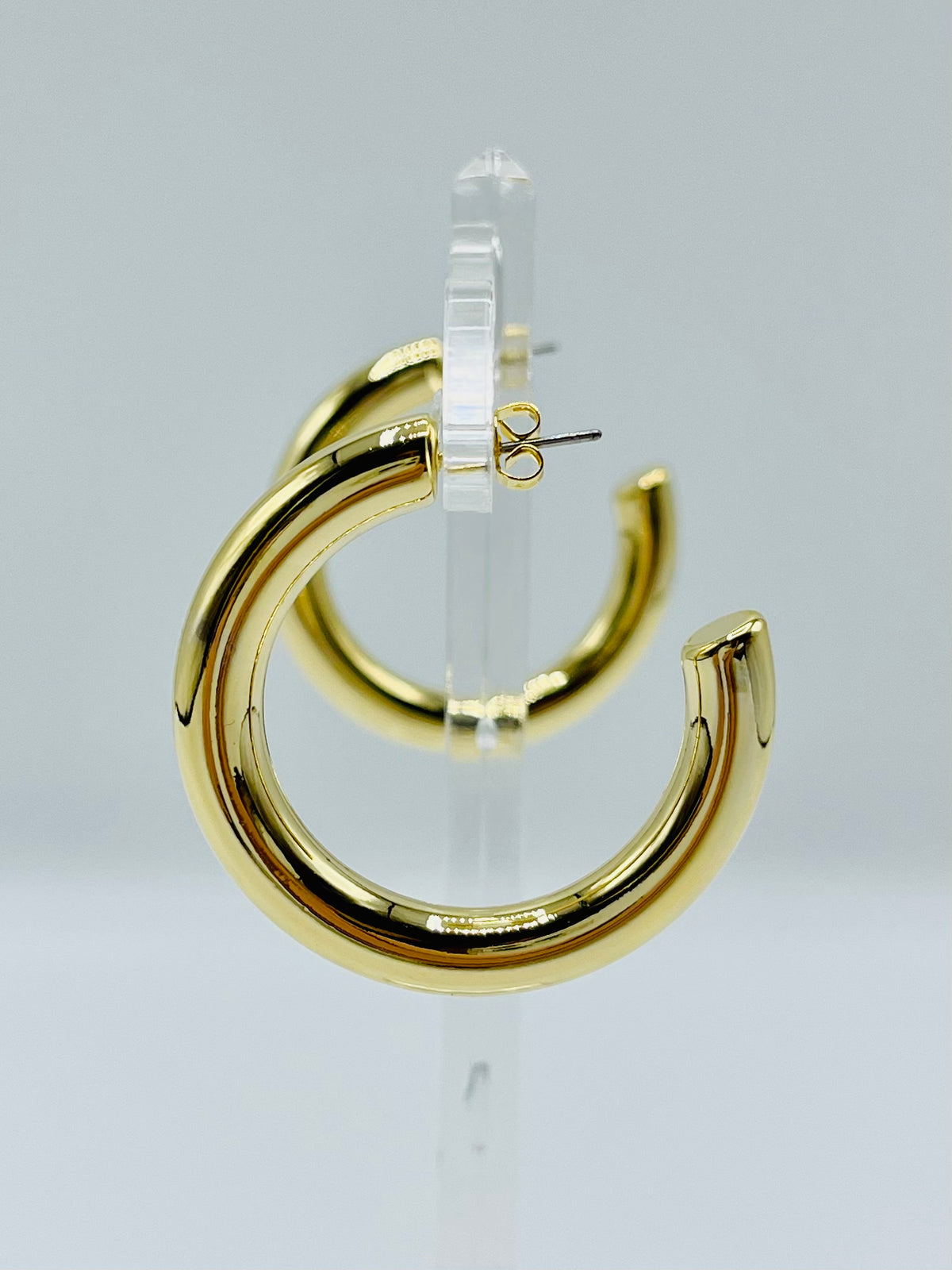 Thick Gold Hoop Large