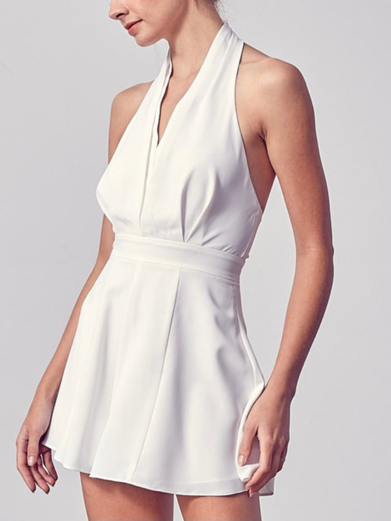 Elegant Halter Romper