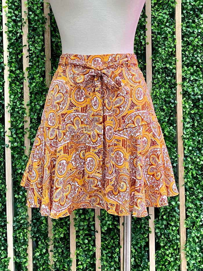 Boho Print Skirt
