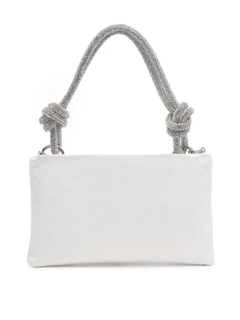 Delicate Rhinestone Handle Night Bag