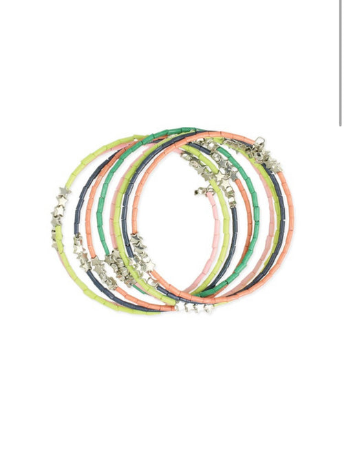 Colorful Multi Star Bracelet Set