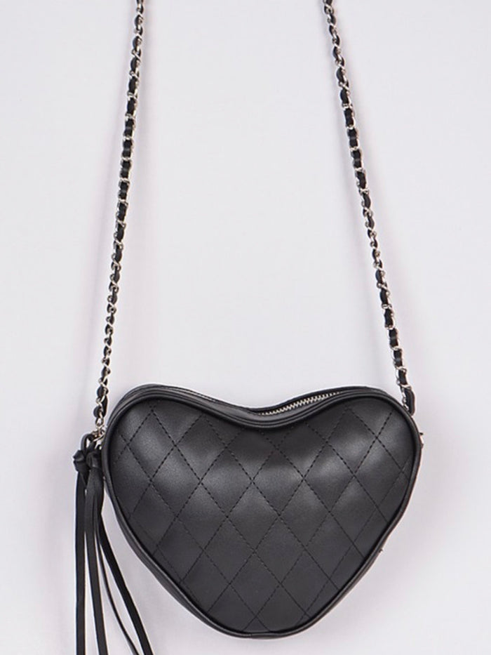 Quilted Heart Clutch