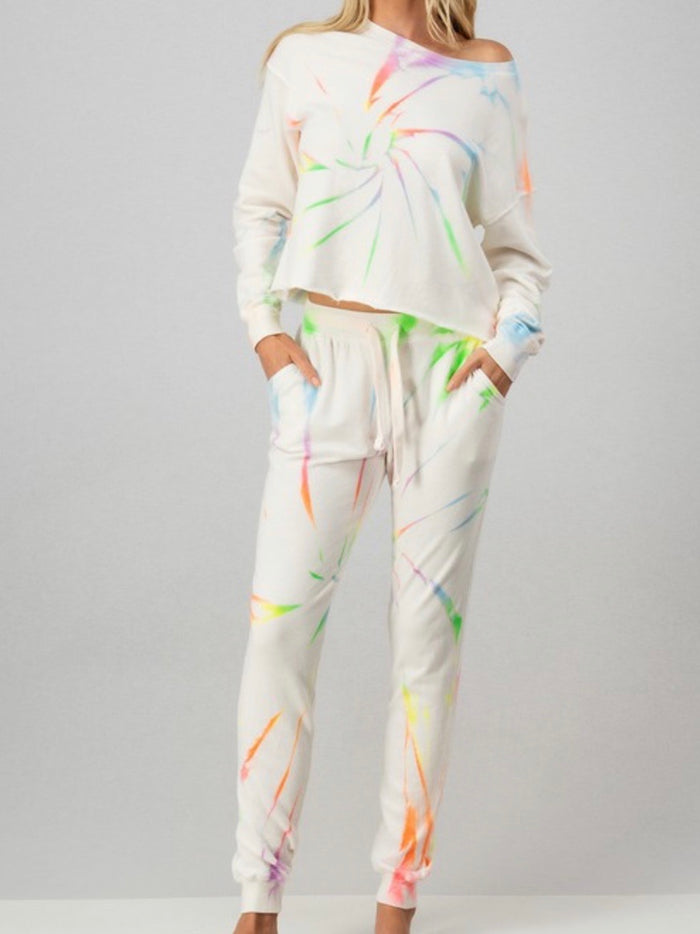 Neon Multicolor Loungewear Set