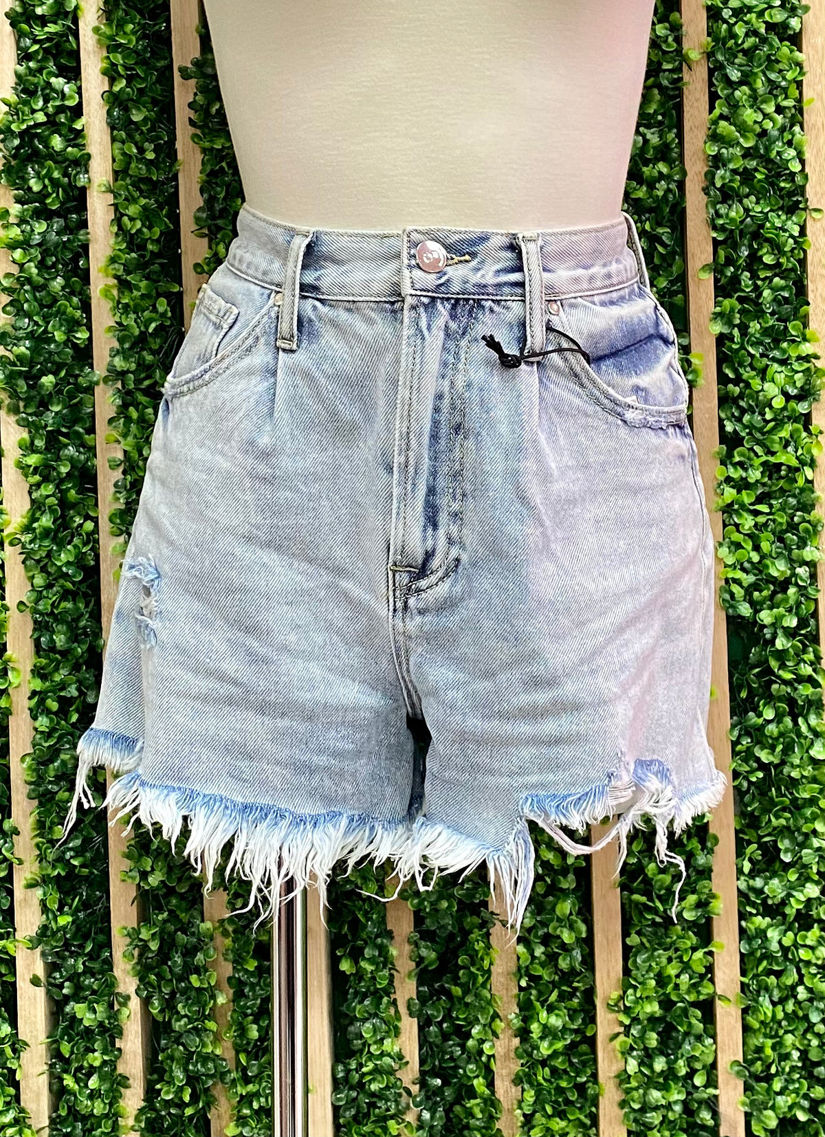 High Rise Boyfriend Shorts Ah La Laa Lifestyle Boutique