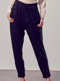 Sequin Jogger Pants
