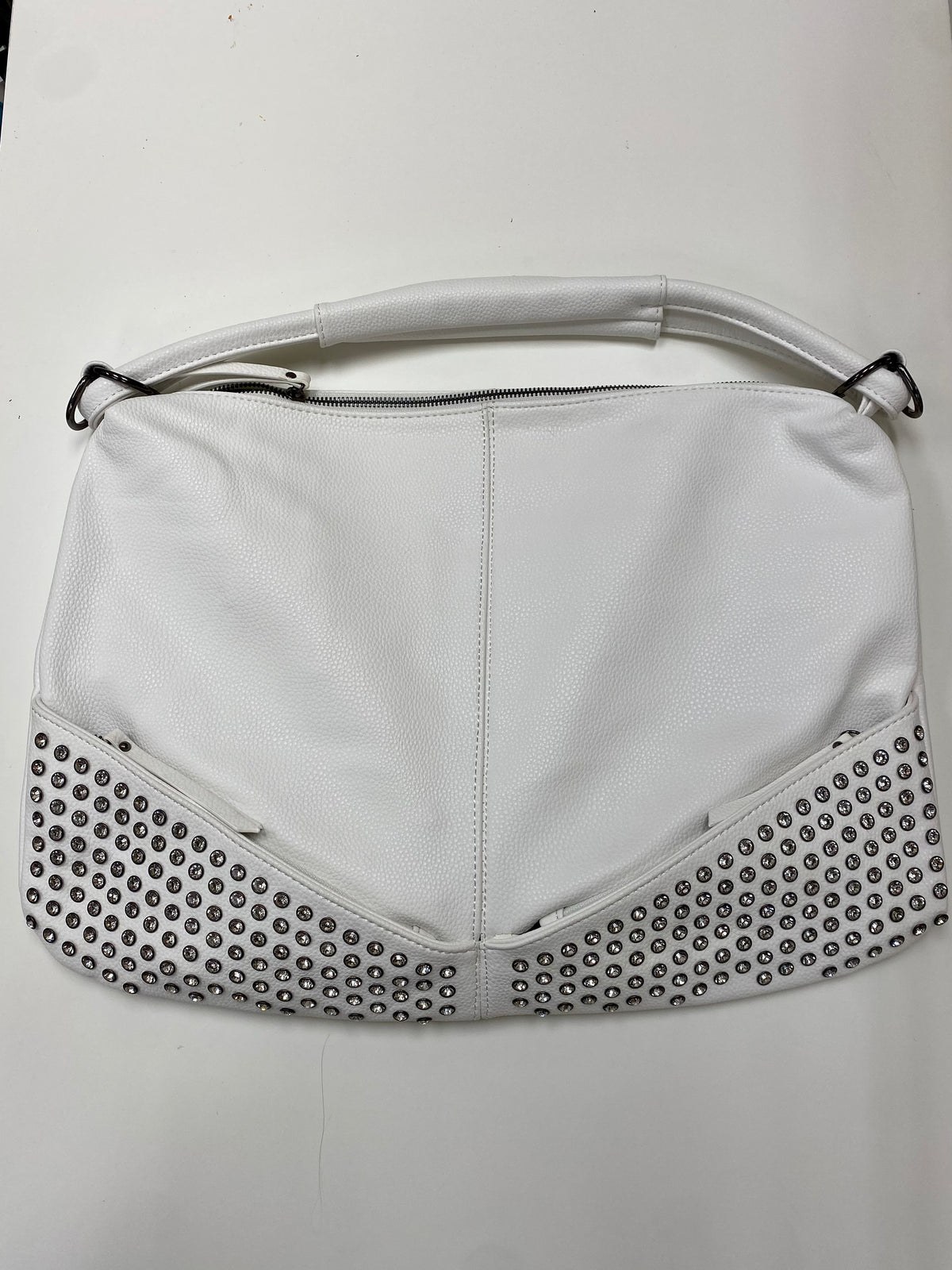 Rhinestone Detail HoBo Bag