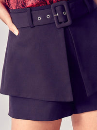 Self Belted Skort