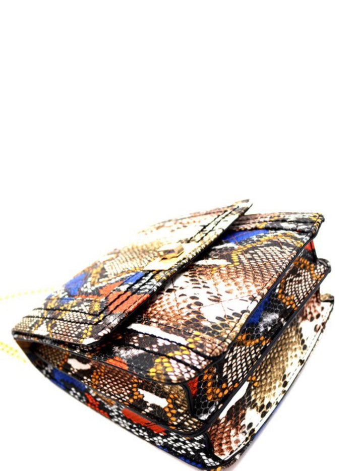 Snakeprint Crossbody