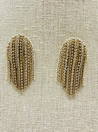 Delicate Rhinestone Fringe Earring