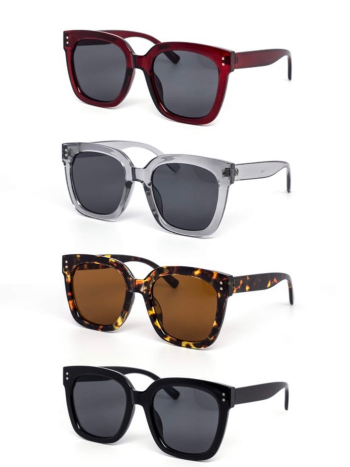 Chic Oversized Rounded Square Sunglasses