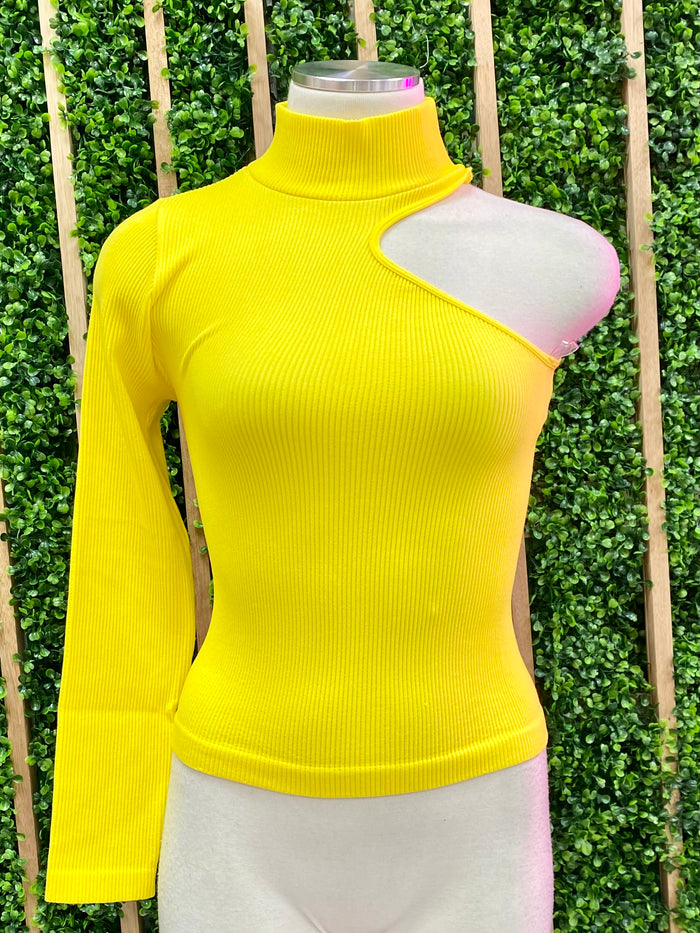 Long Sleeve Cutout Basic Top