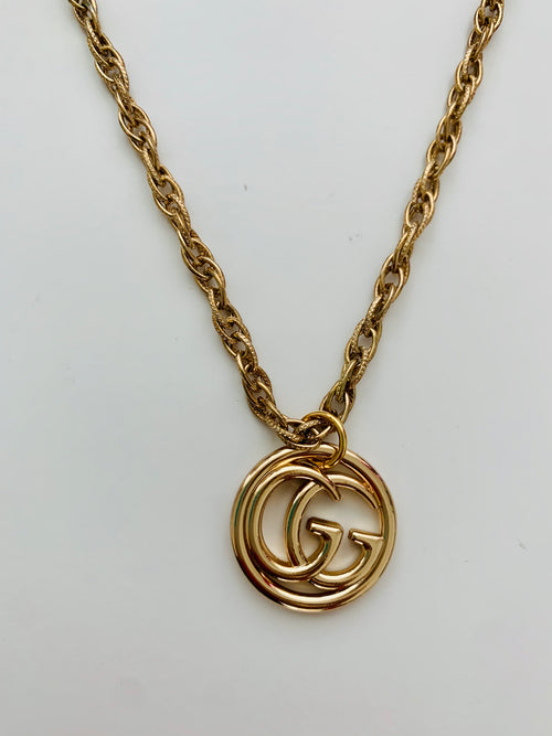 Clara GG Button Necklace