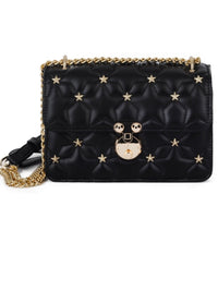 Star Stud Quilted Crossbody
