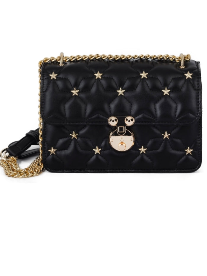 Star Stud Quilted Crossbody