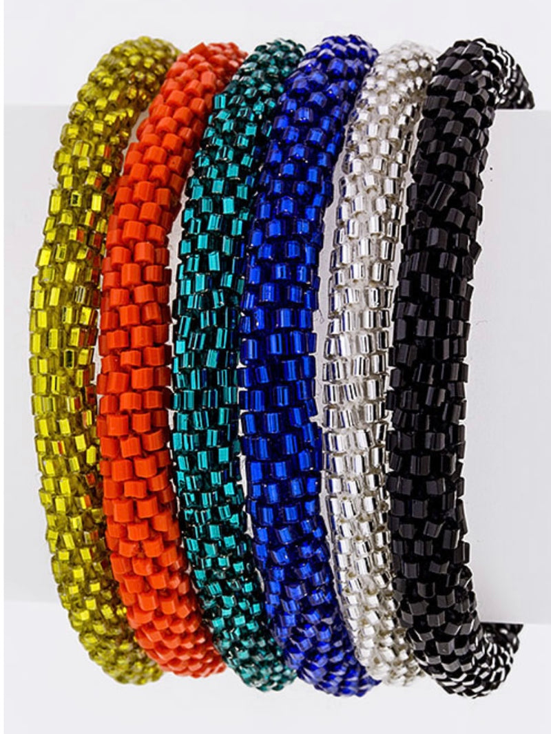 Beads Roll Up Bracelets