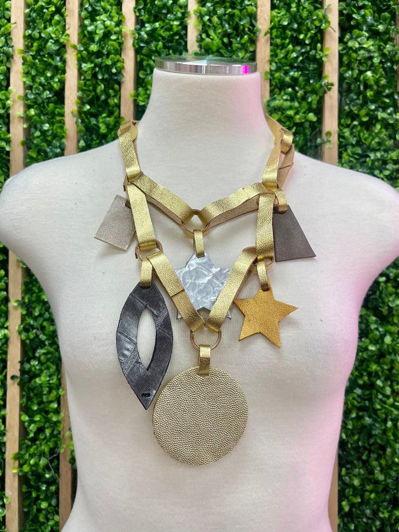 Arlenne Diaz Leather Necklace