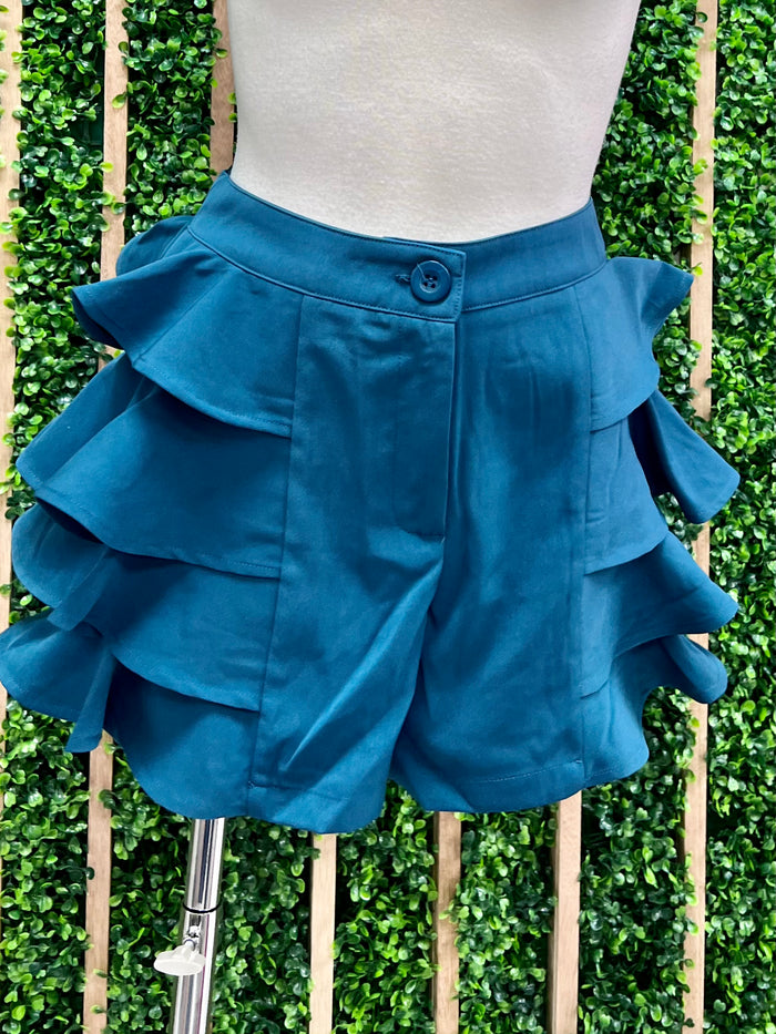 Delicate Side Ruffled Short