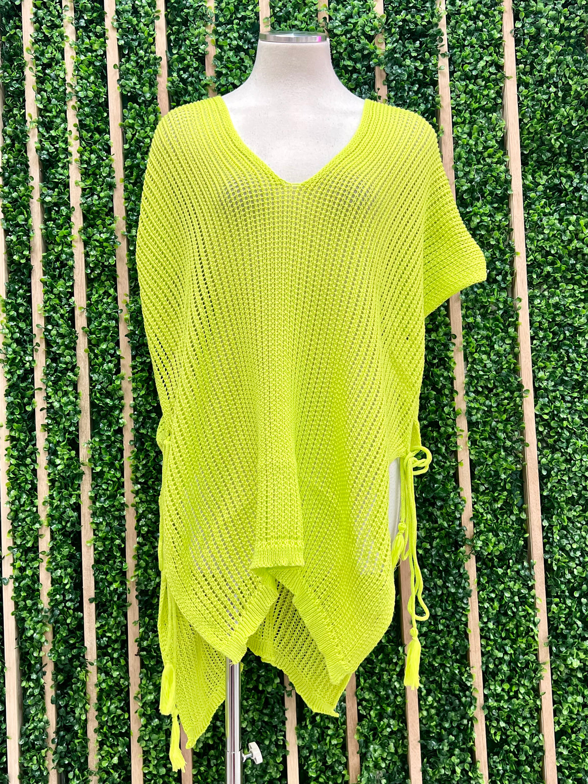 Uneven Loose Fit Crochet Coverup