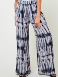 Navy Tie Dye Pant Set