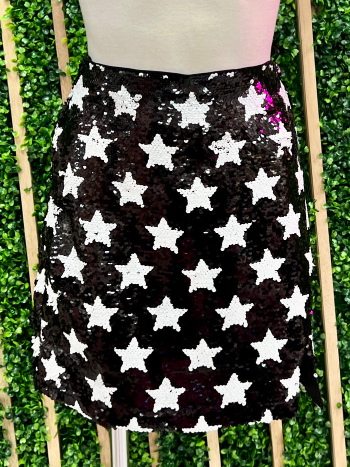Sequin Star Skirt