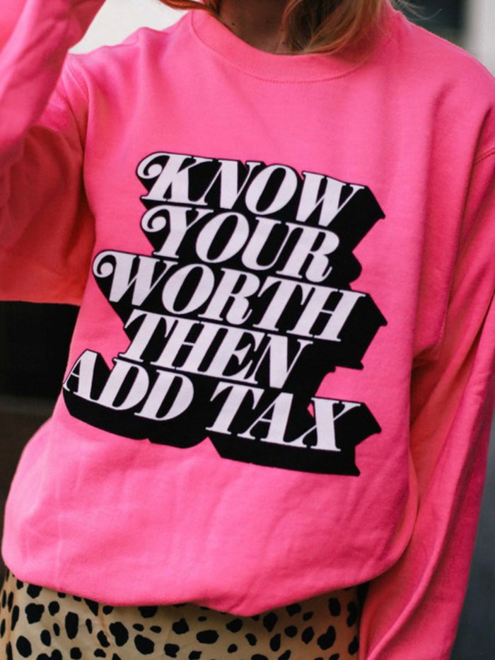 Know Your Worth Sweater