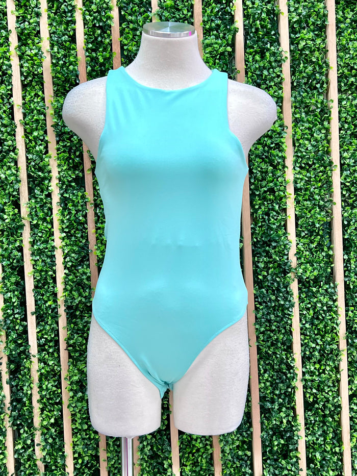 High Round Neck Bodysuit