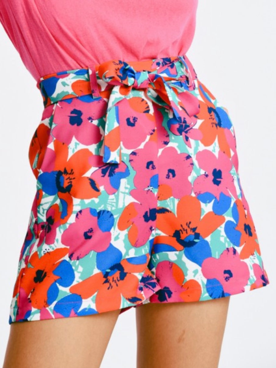 Fuchsia FLoral Short Pant