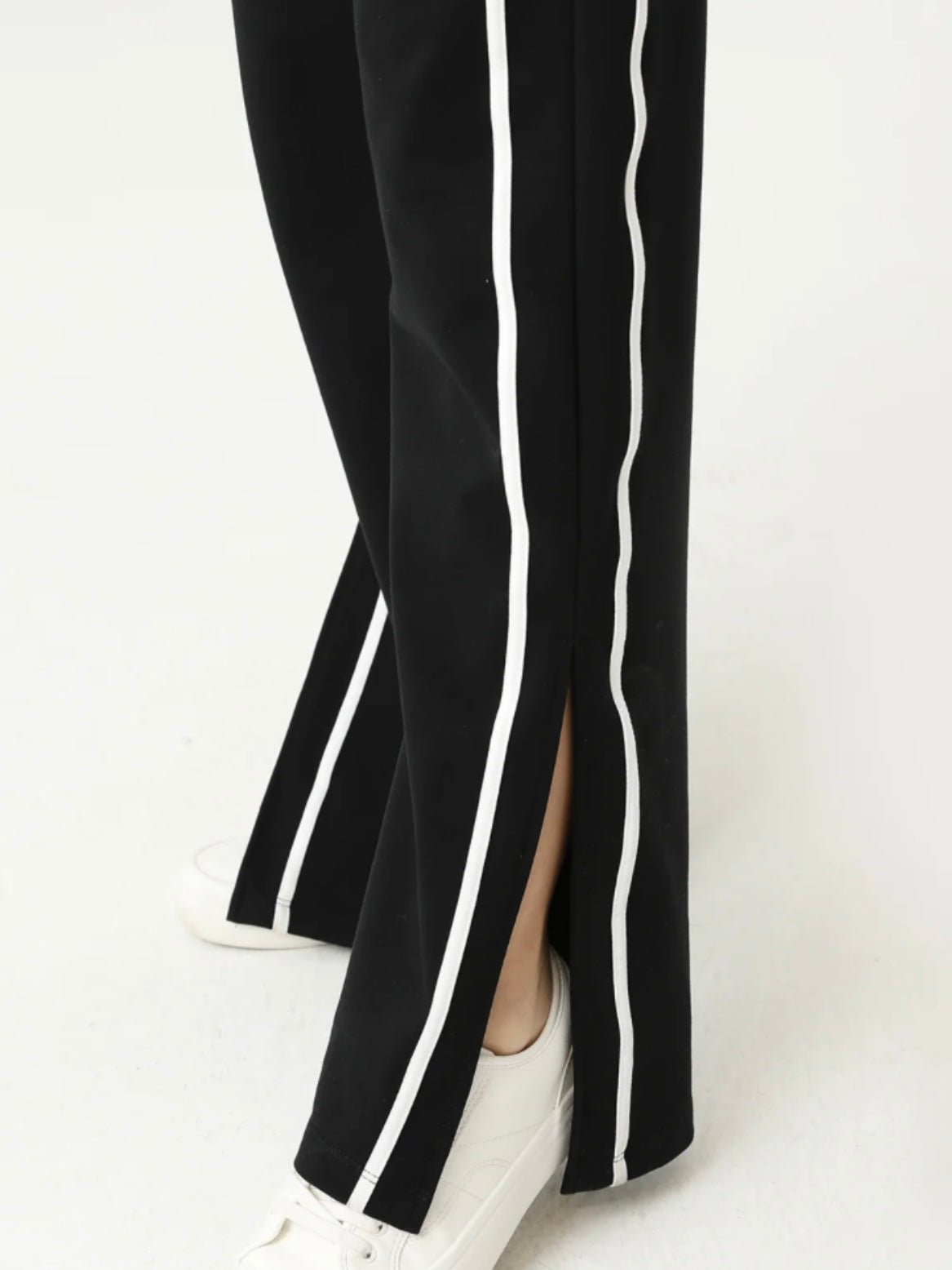 Black Trim Detail Wide Leg pant