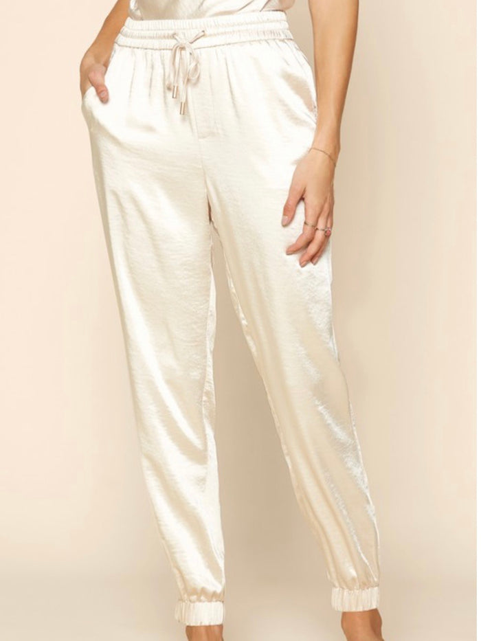 Satin Jogger Pants